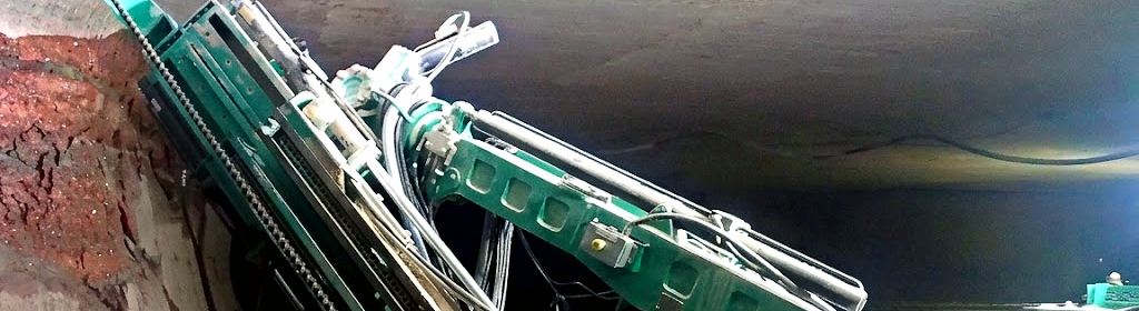 Xcel Roof Bolter in Action